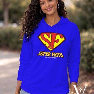 Super Faith Unisex Poly Hoodie - Ladies Fit