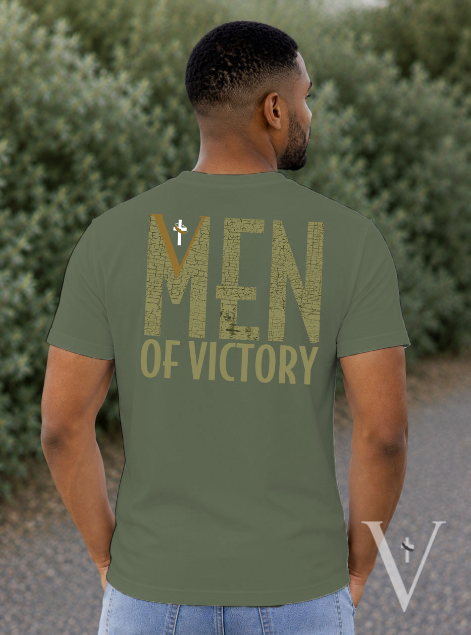 Men-of-Victory-Tee-Back--Military-Green-Male