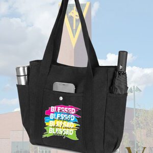 Blessed Zipper Tote